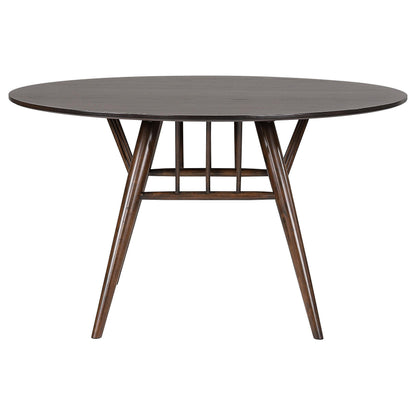 Everton Round 53-inch Wood Dining Table Walnut - 108891