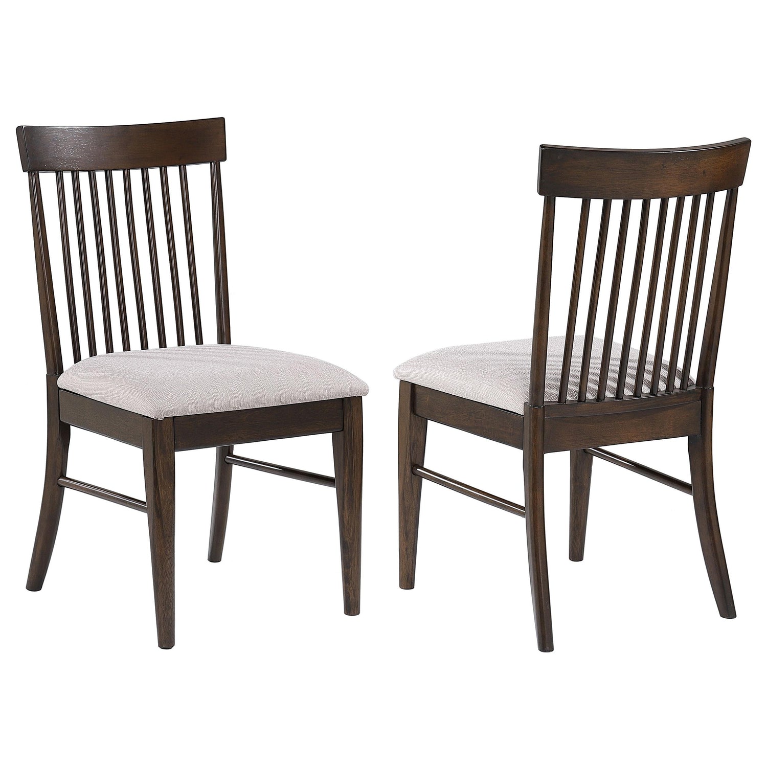 Everton Slat Back Dining Side Chair Walnut (Set of 2) - 108892