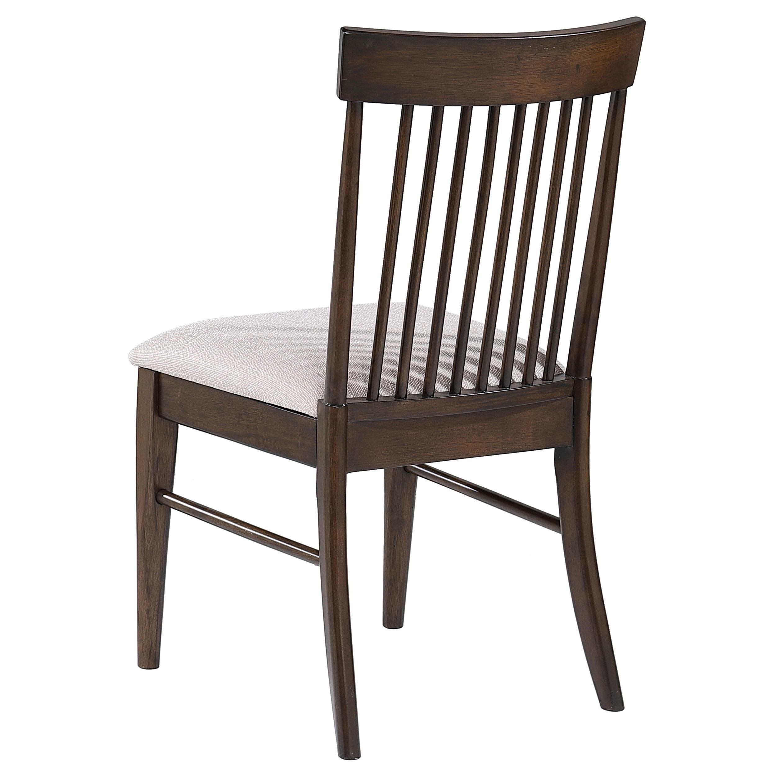 Everton Slat Back Dining Side Chair Walnut (Set of 2) - 108892