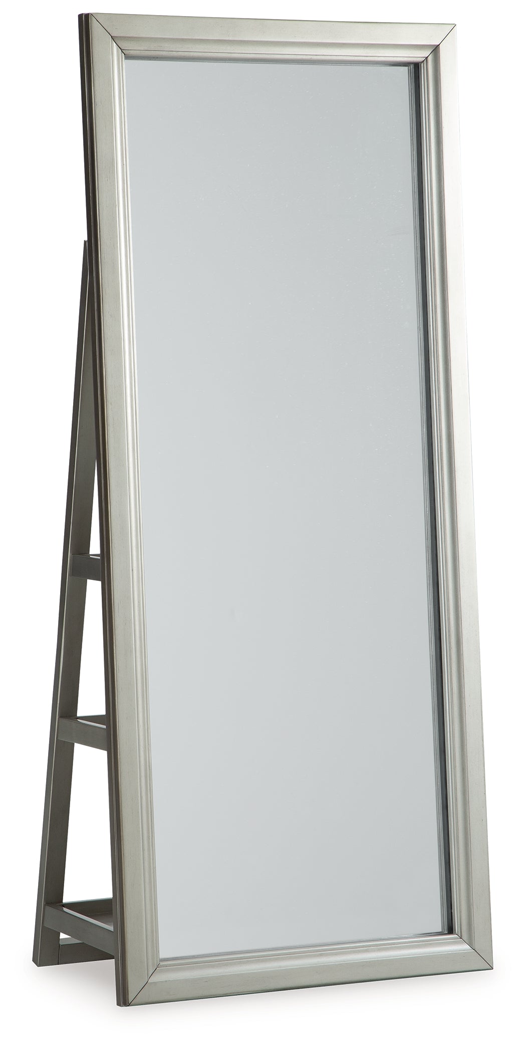 Evesen Champagne Floor Standing Mirror/Storage - A8010380