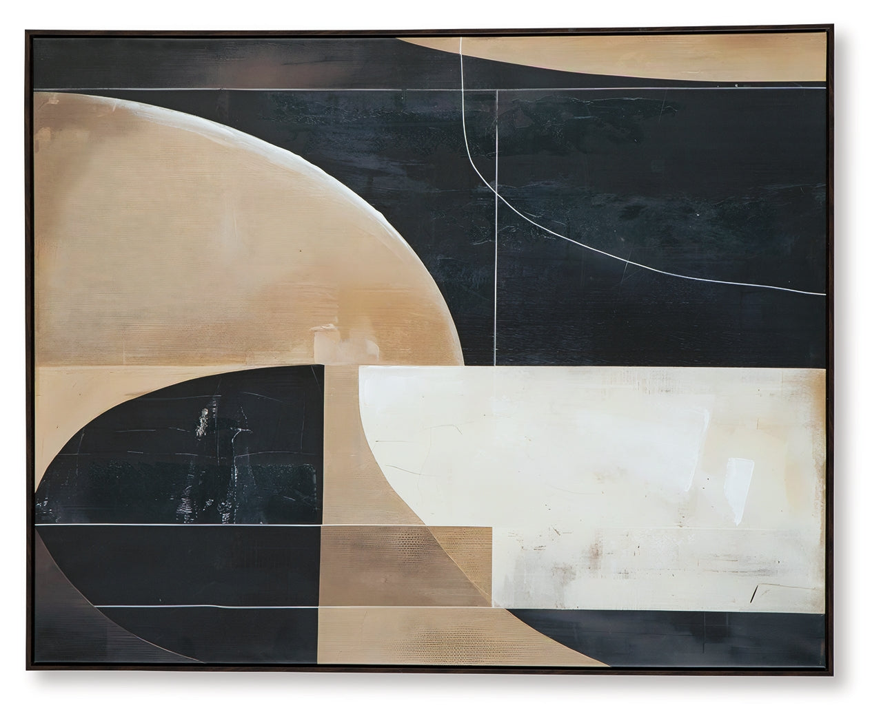 Ewanford Black/Brown/Tan Wall Art - A8000464
