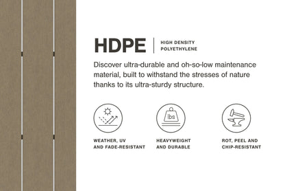 Fairen Trail Outdoor Bar Table and 2 Barstools in Black/Driftwood - PKG009512