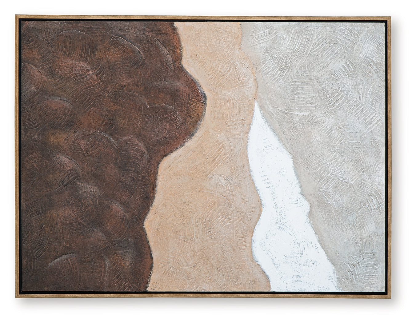 Fanthorne Tan/Brown/White Wall Art - A8000500