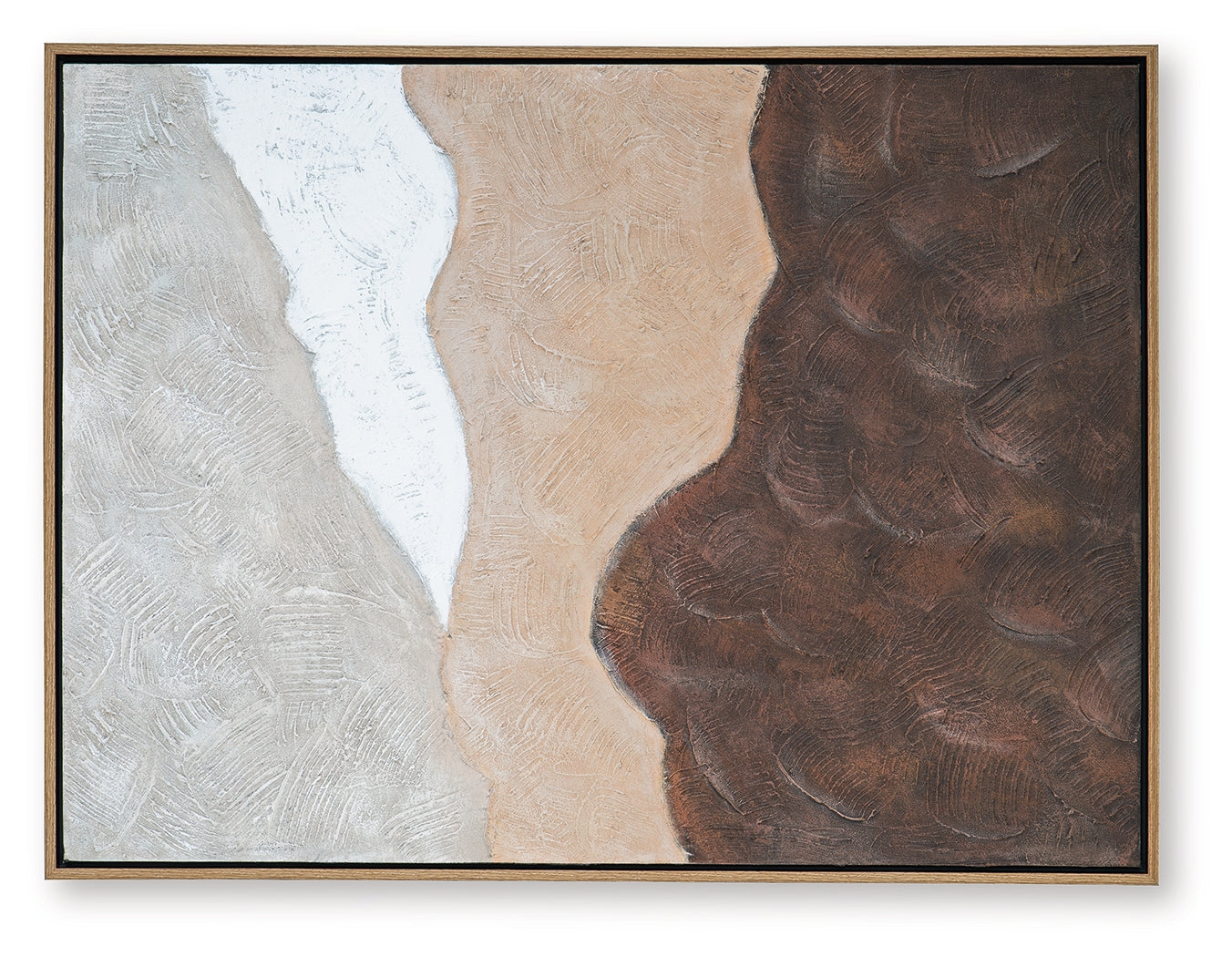 Fanthorne Tan/Brown/White Wall Art - A8000500