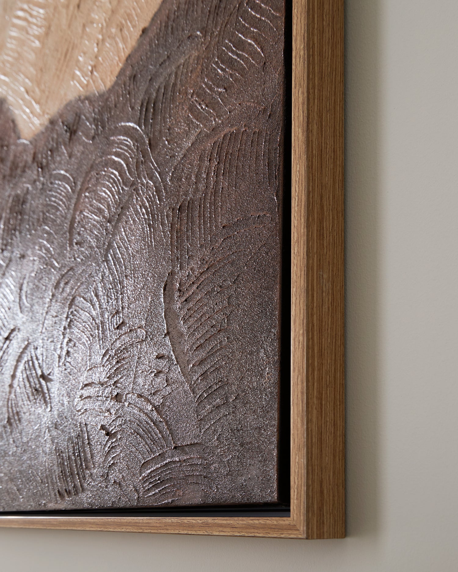 Fanthorne Tan/Brown/White Wall Art - A8000500