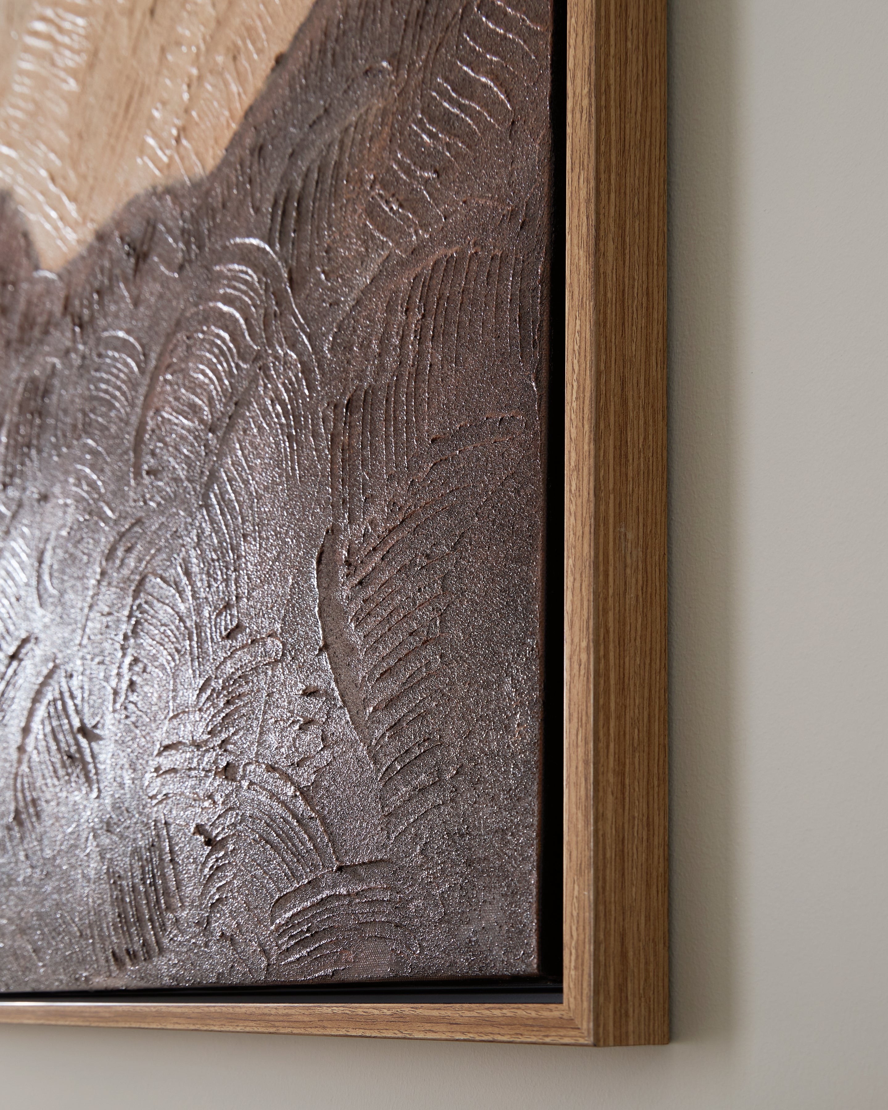 Fanthorne Tan/Brown/White Wall Art - A8000500