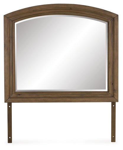 Feddinger Medium Brown Bedroom Mirror - PCB779-36