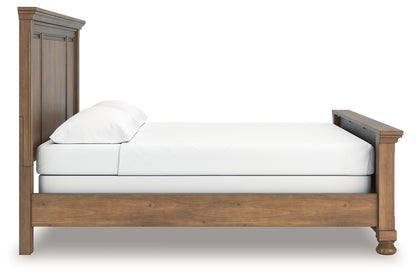 Feddinger Medium Brown California King Panel Bed - PCB779B7