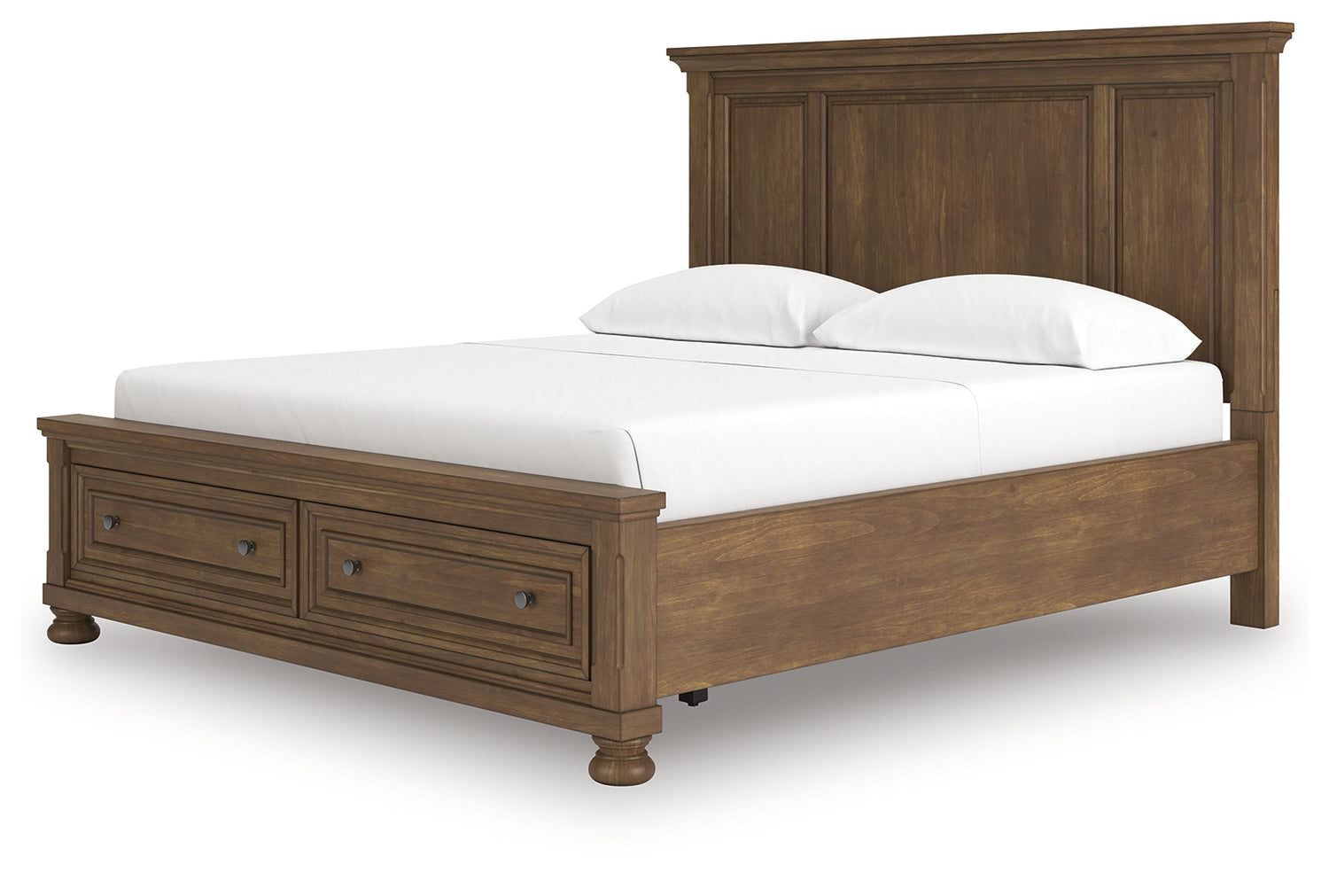 Feddinger Medium Brown California King Panel Storage Bed - PCB779B13