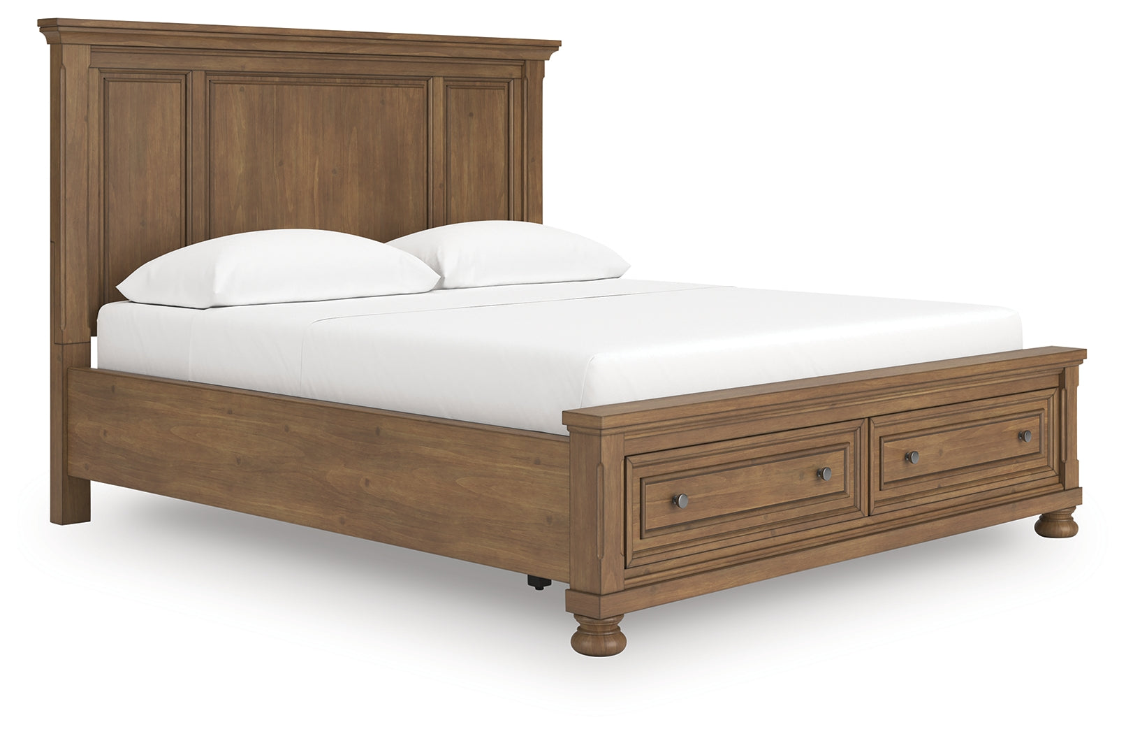 Feddinger Medium Brown California King Panel Storage Bed - PCB779B13