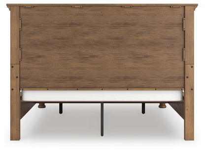 Feddinger Medium Brown California King Panel Storage Bed - PCB779B13