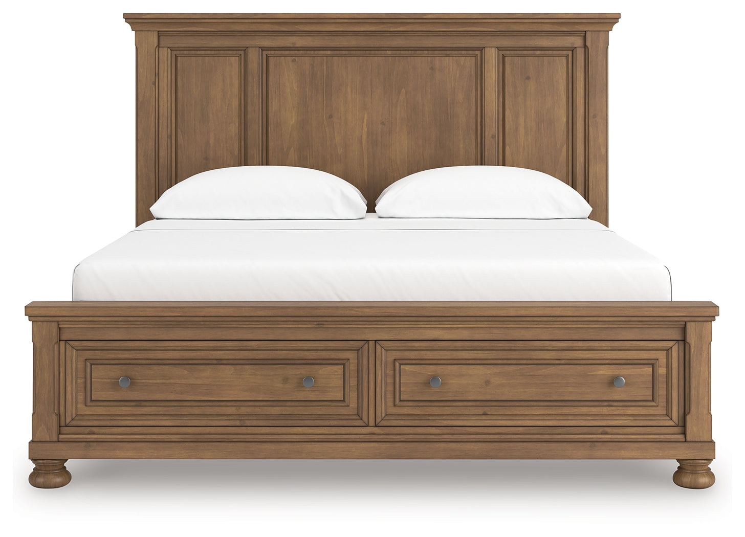 Feddinger Medium Brown California King Panel Storage Bed - PCB779B13