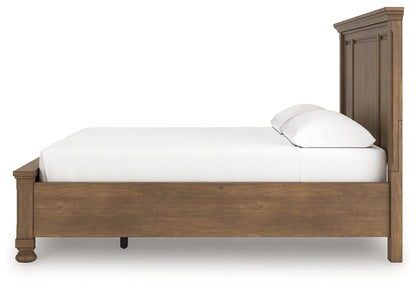Feddinger Medium Brown California King Panel Storage Bed - PCB779B13