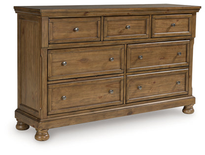 Feddinger Medium Brown Dresser - PCB779-31
