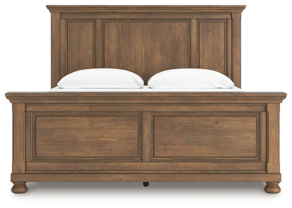Feddinger Medium Brown King Panel Bed - PCB779B6