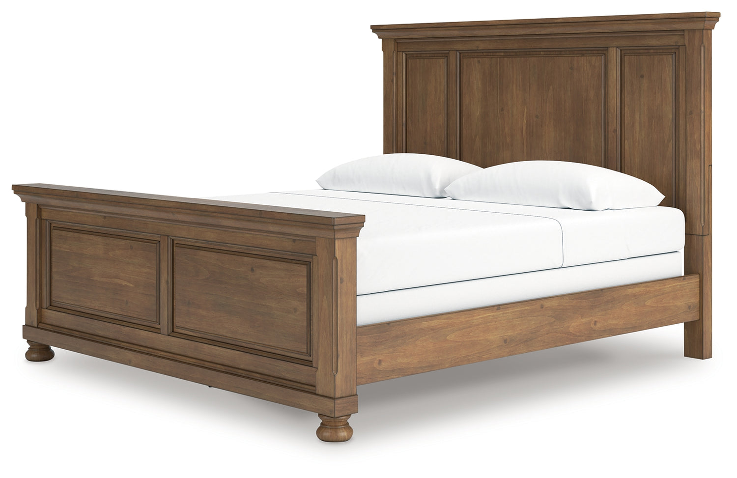 Feddinger Medium Brown King Panel Bed - PCB779B6