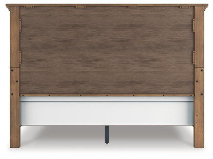 Feddinger Medium Brown King Panel Bed - PCB779B6