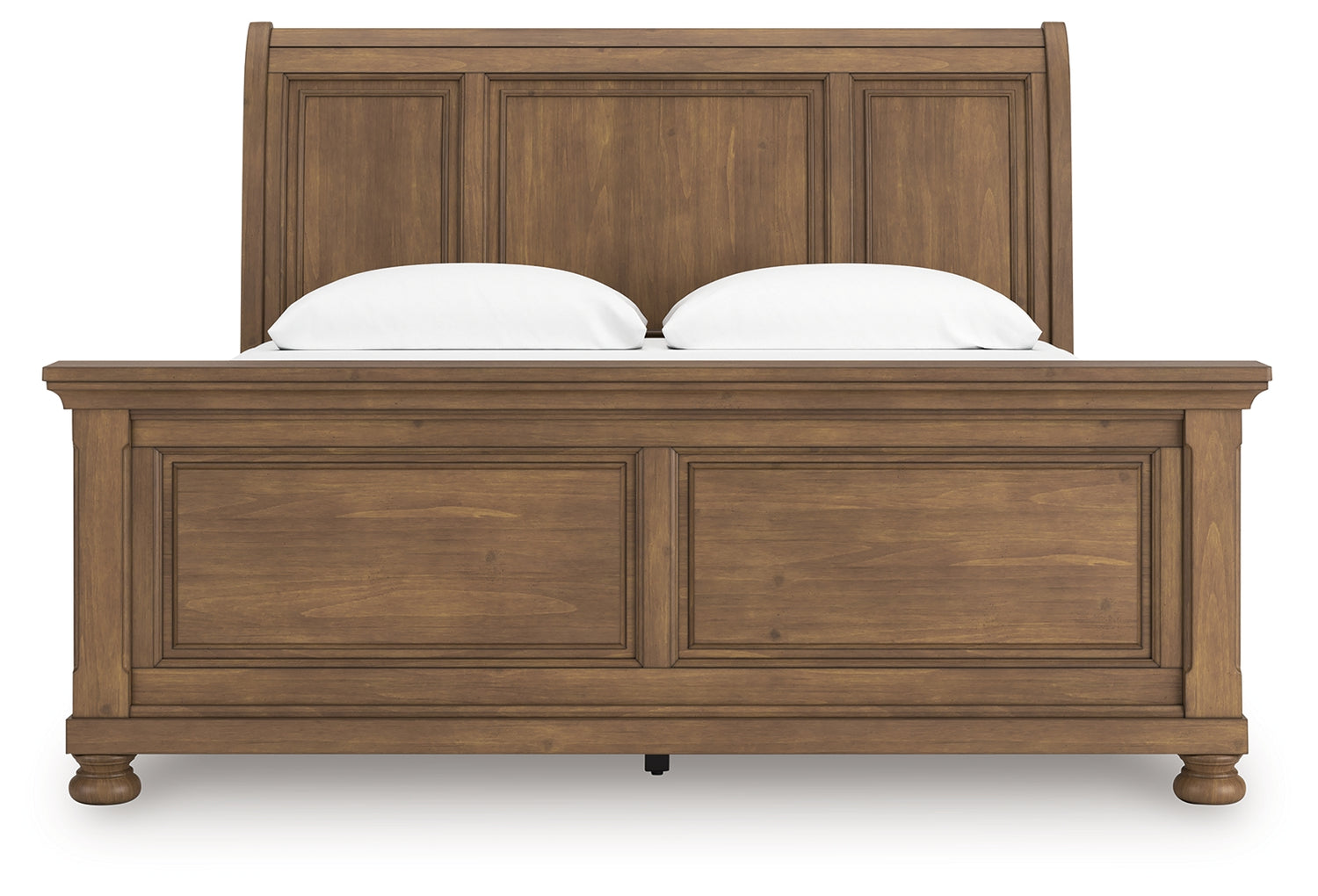 Feddinger Medium Brown King Sleigh Bed - PCB779B15