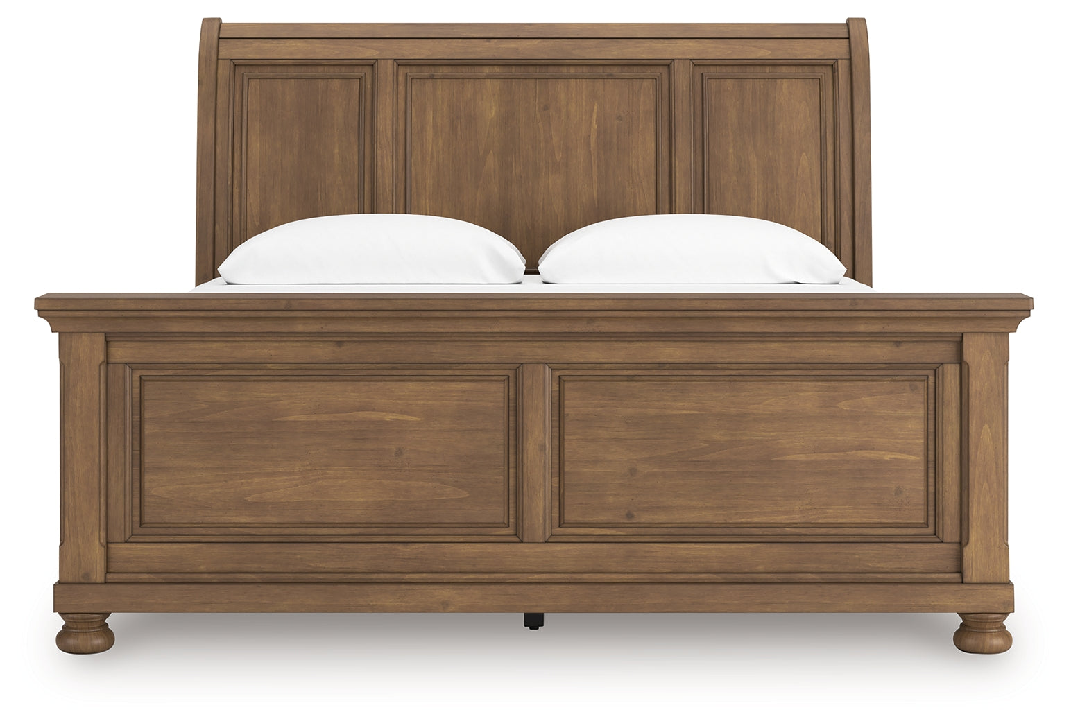 Feddinger Medium Brown King Sleigh Bed - PCB779B15