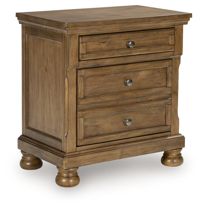 Feddinger Medium Brown Nightstand - PCB779-92
