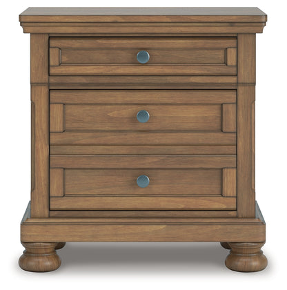 Feddinger Medium Brown Nightstand - PCB779-92