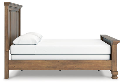 Feddinger Medium Brown Queen Panel Bed - PCB779B2