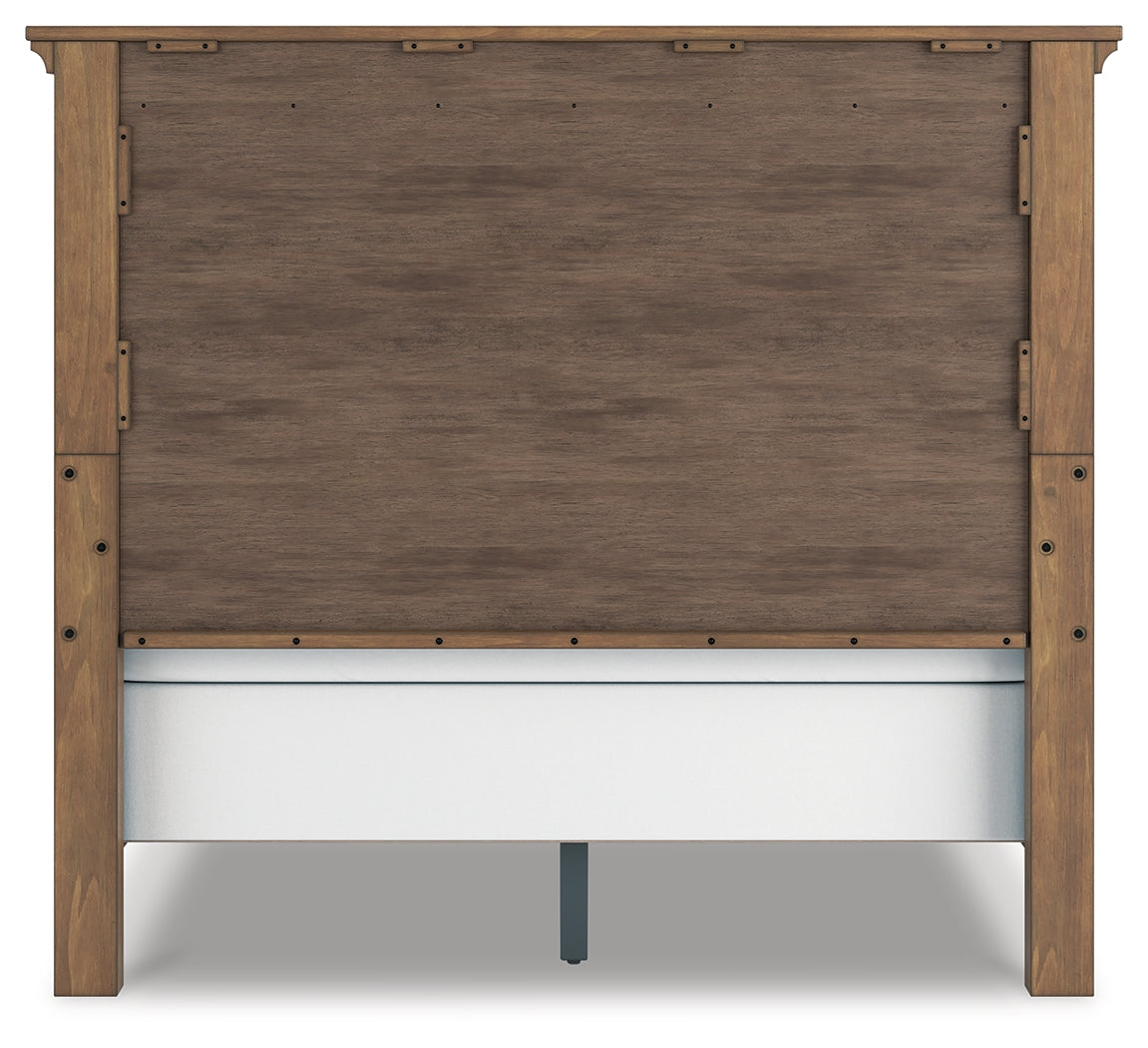 Feddinger Medium Brown Queen Panel Bed - PCB779B2