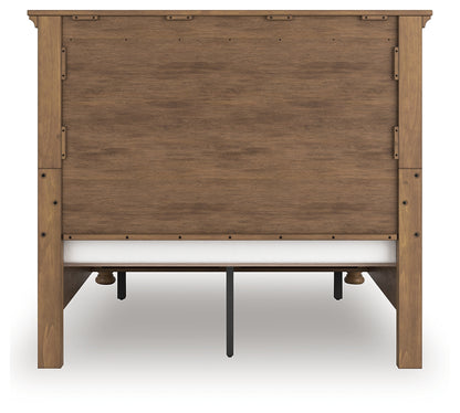 Feddinger Medium Brown Queen Panel Storage Bed - PCB779B11