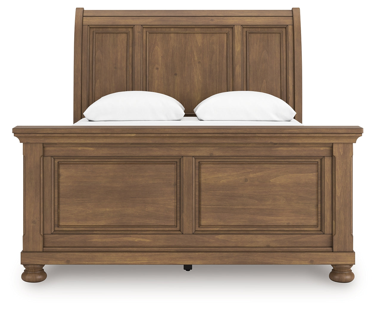Feddinger Medium Brown Queen Sleigh Bed - PCB779B14