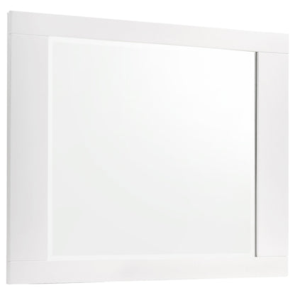 Felicity 4-piece Full Bedroom Set White High Gloss - 203511F-S4