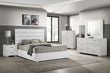 Felicity 5-piece California King Bedroom Set White High Gloss - 203511KW-S5
