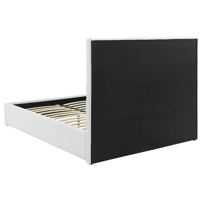 Felicity 53-inch Upholstered Queen Platform Bed White - 203511Q