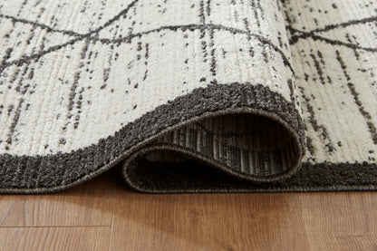 Fenriston Cream/Black Large Rug - R408301