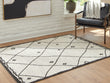 Fenriston Cream/Black Medium Rug - R408302