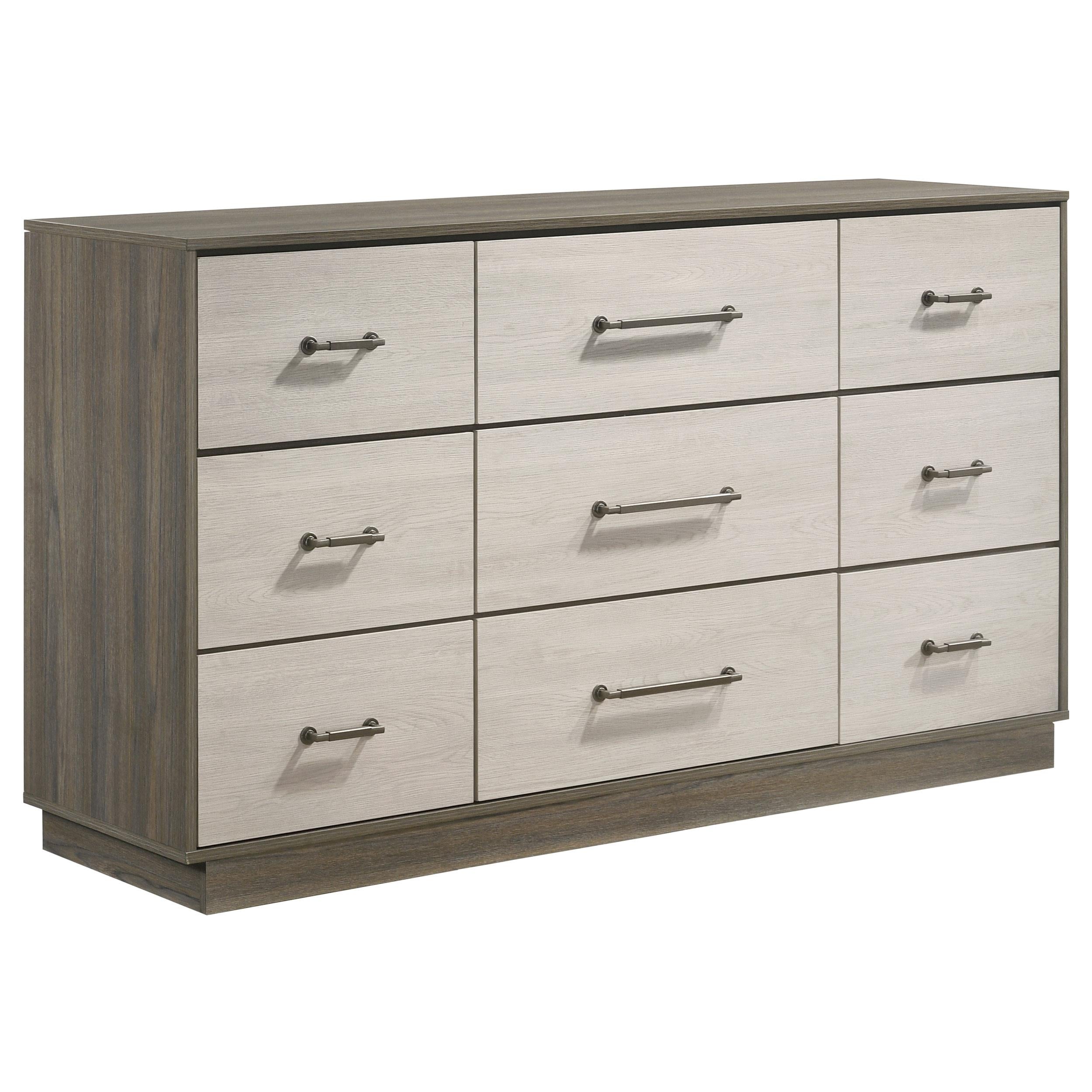 Fenwick 9-drawer Dresser Grey Oak - 224983