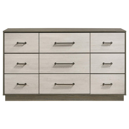 Fenwick 9-drawer Dresser Grey Oak - 224983