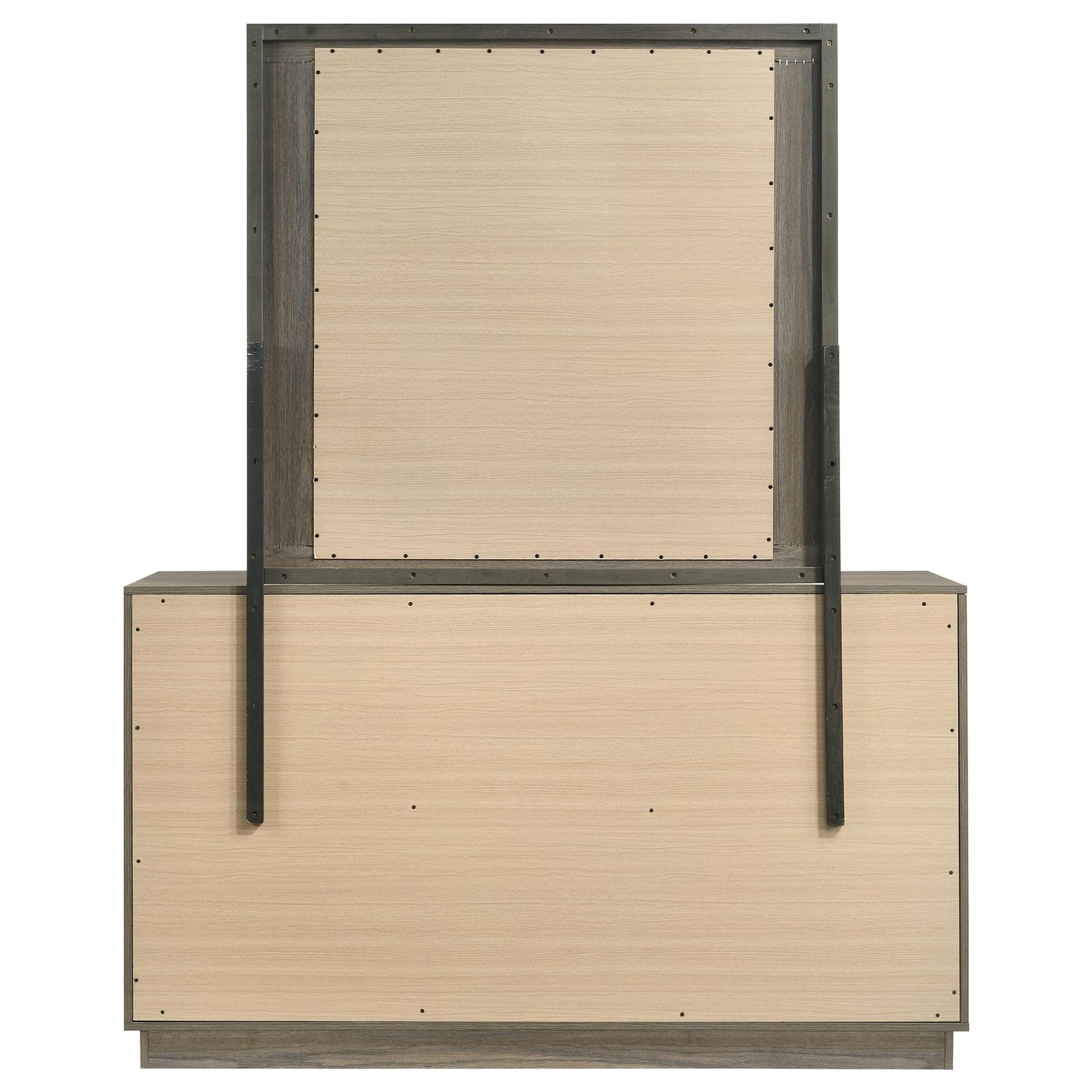 Fenwick 9-drawer Dresser with Mirror Grey Oak - 224983M
