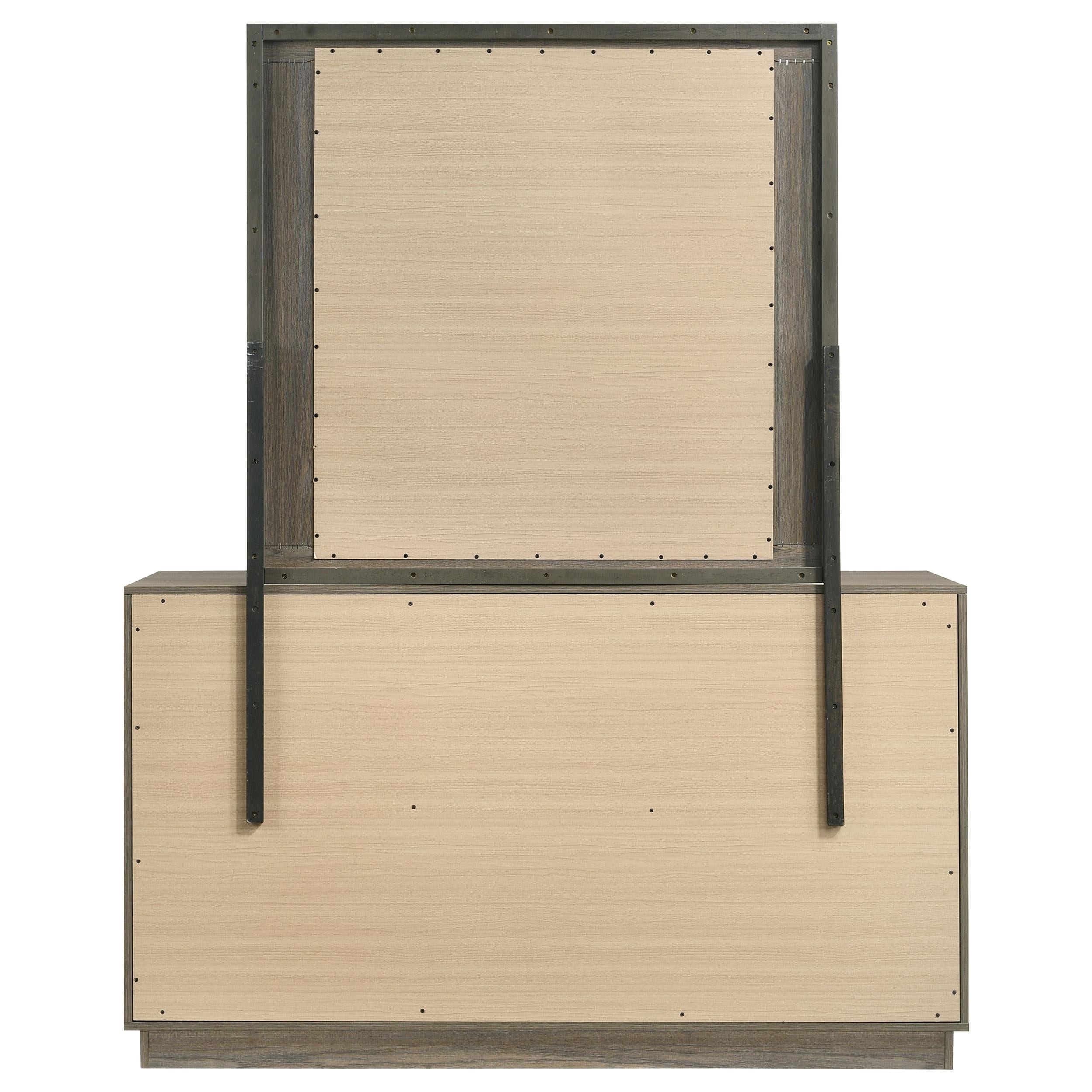 Fenwick 9-drawer Dresser with Mirror Grey Oak - 224983M