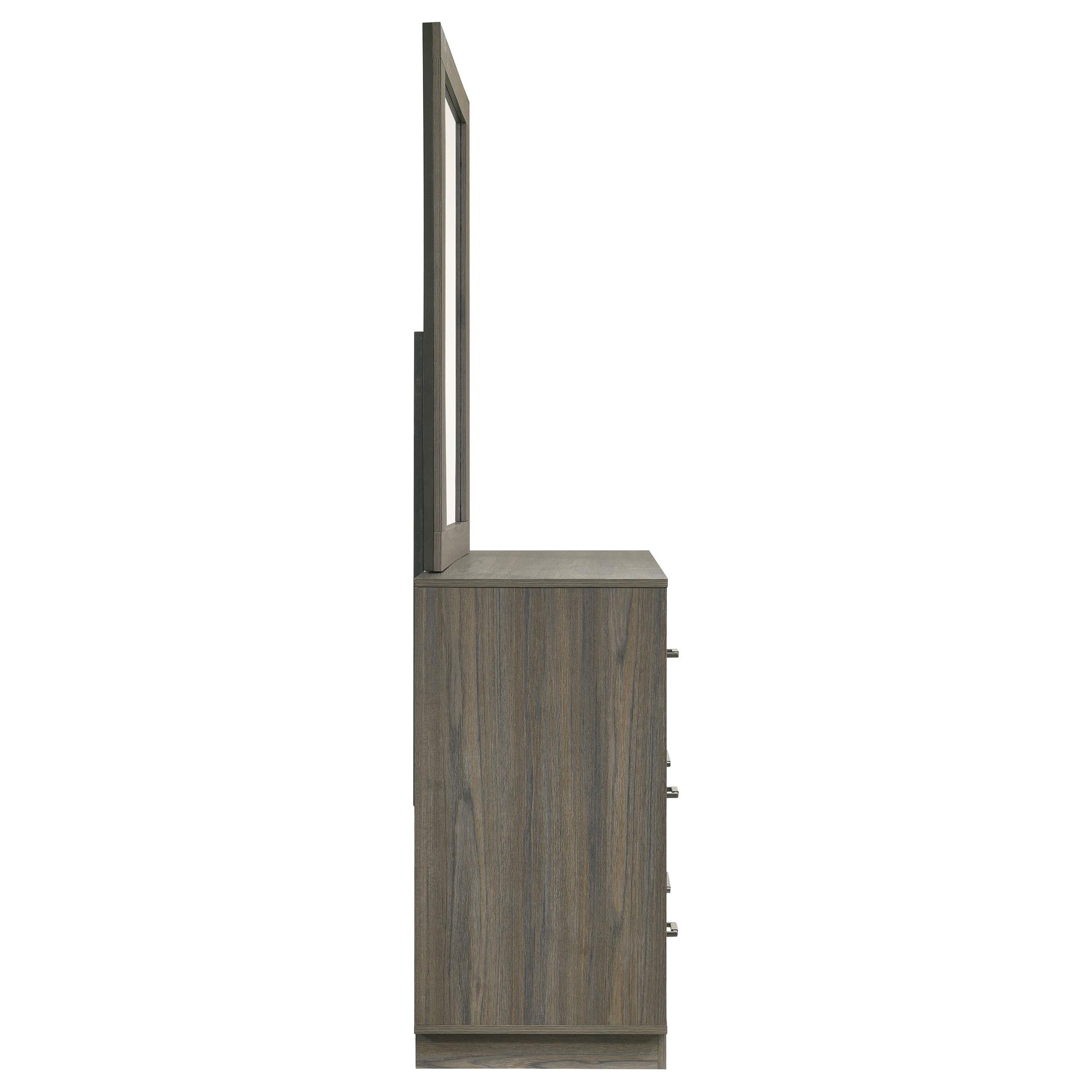 Fenwick 9-drawer Dresser with Mirror Grey Oak - 224983M