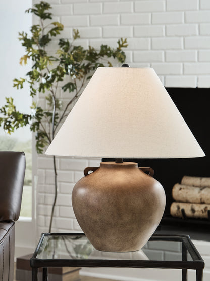 Ferrilby Antique Beige Table Lamp - L236064