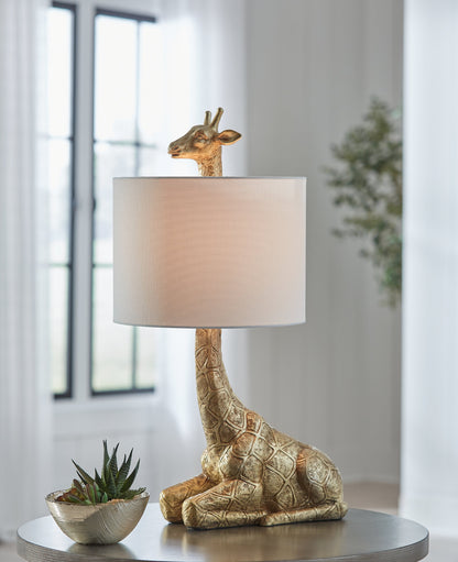 Ferrison 2-Piece Table Lamp Set in Gold Finish - PKG019352