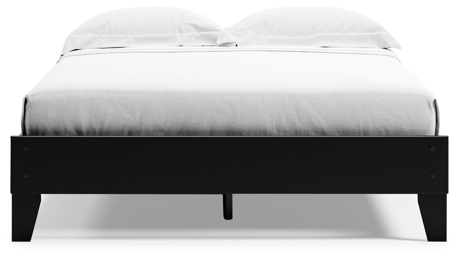 Finch Queen Platform Bed with Dresser in Black from Ashley - Luna Furniture