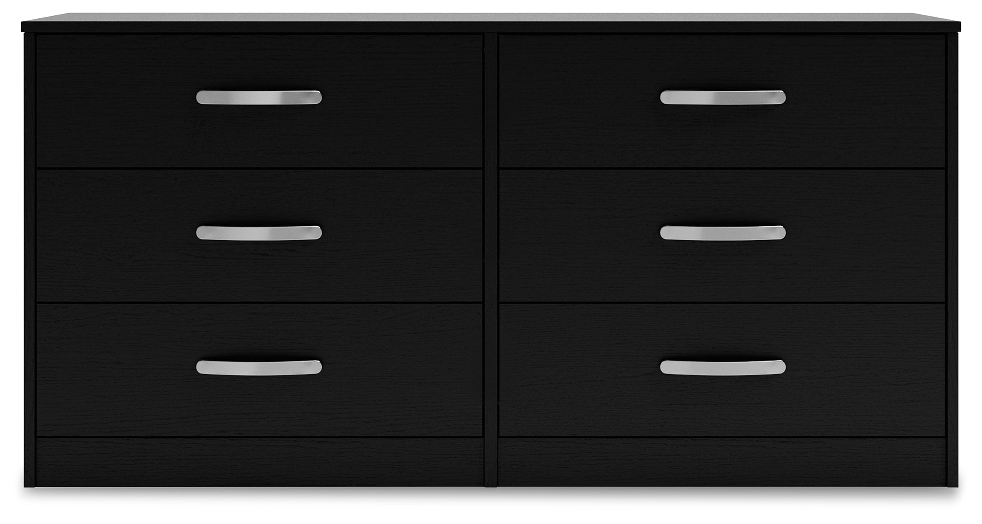 Finch Queen Platform Bed with Dresser in Black from Ashley - Luna Furniture