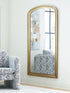 Fintan Gold Finish Floor Mirror - A8010436