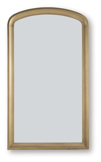 Fintan Gold Finish Floor Mirror - A8010436