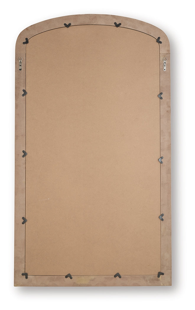 Fintan Gold Finish Floor Mirror - A8010436