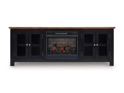W664-68 - TV Stand w/Fireplace 75" L - W664-68 - TV Stand w/Fireplace