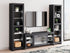 W2721 - TV Stand w/ Fireplace (LED Lights) *3PC SET (TV Stand+2 Piers) - W2721 - TV Stand w/ Fireplace (LED Lights) 3PC SET (TV Stand+2 Piers)