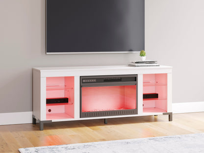 W2722-168 - TV Stand w/ Fireplace 59"L (LED Lights) *TV Stand with Insert - W2722-168 - TV Stand w/ Fireplace (LED Lights) TV Stand with Insert