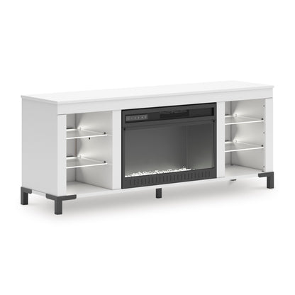 W2722-168 - TV Stand w/ Fireplace 59"L (LED Lights) *TV Stand with Insert - W2722-168 - TV Stand w/ Fireplace (LED Lights) TV Stand with Insert